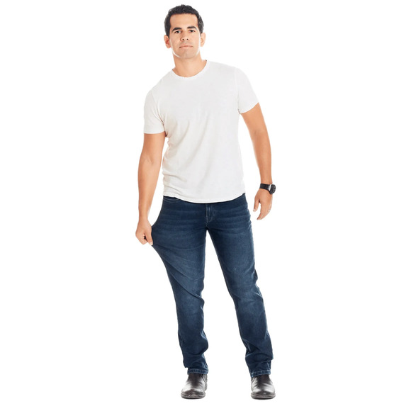 The Perfect Jean NYC OG Stretch Athletic Fit Denim Jeans Men 33x28 Midnight Blue - Picture 1 of 11